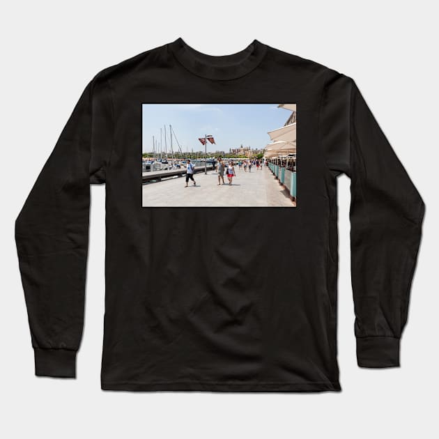 Barcelona Long Sleeve T-Shirt by ansaharju